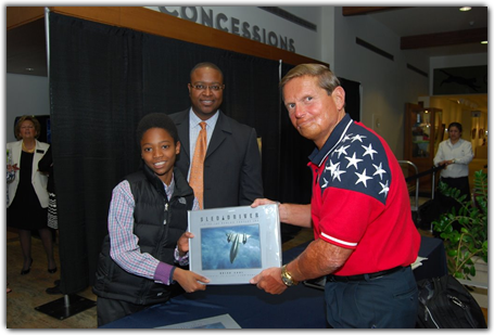Isaiah and Dr. Colin Weekes, Brian Shul