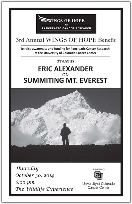 Wings of Hope for Pancriatic Cancer Research Program Page 1