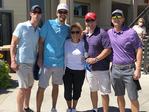 Glynn Frechette, Miller Lewis, Maureen Shul, Greg Miller, and Jordan Schindler 