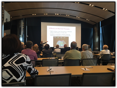 Rewriting the Rules of Cancer Treatment 
and Care presentation screen 4