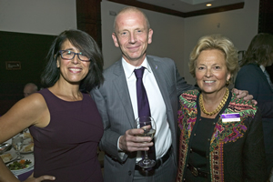 Dr. Sana Karam, Dr. Marco Del Chiaro, WINGS OF HOPE founder Maureen Shul