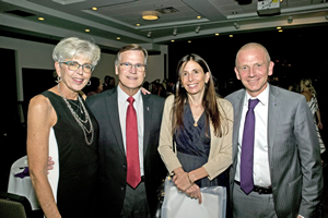 Cathy and Jim Noon, Dr. and Mrs. Del Chiaro