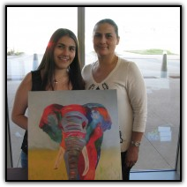 Dennyse and Erika Tejeda