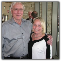 Gene Gillette, left, and Diane Azlant are proud to support Wings of Hope