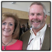 Warm smiles from Norma and Ray Hendry