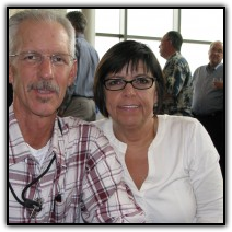 Mike and Teri Hulett take time for a photo