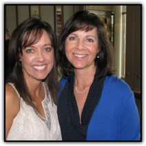 Lovely smiles from Angel Tuccy, left, and Sue Kenfield