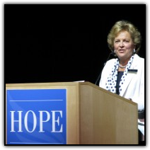 Maureen Shul shares her story with captive listeners