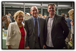 Maureen Shul, Dr. Tom Purcell and Sean Swarner